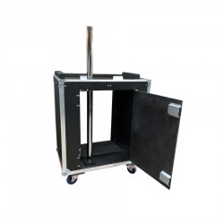 Case For Lighting Desk Trolley With Rack Strip